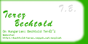 terez bechtold business card